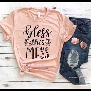 Bless this mess graphic tee